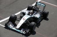 Formula One - F1 - British Grand Prix 2015 - Silverstone, England - 4/7/15 Mercedes' Lewis Hamilton in action during qualifying Reuters / Phil Noble Livepic