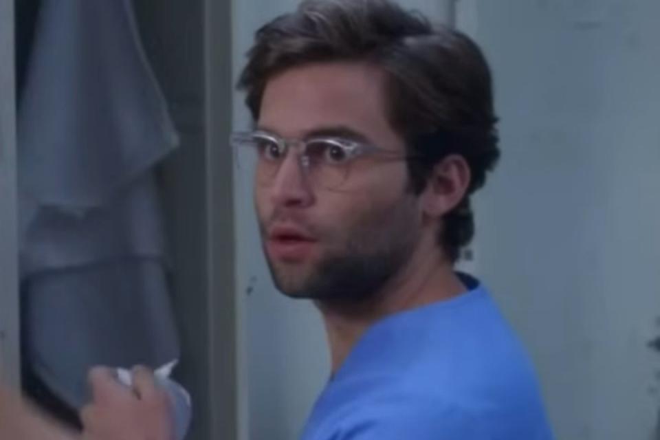 Levi (Jake Borelli) in Grey’s Anatomy (ABC / screengrab)