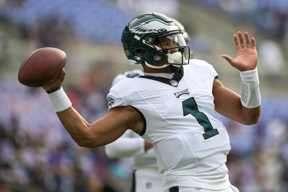 Eagles quarterback Jalen Hurts didn't play in the preseason, but he'll be ready to go when the games count. The defending NFC champions open their season on the road against the New England Patriots.