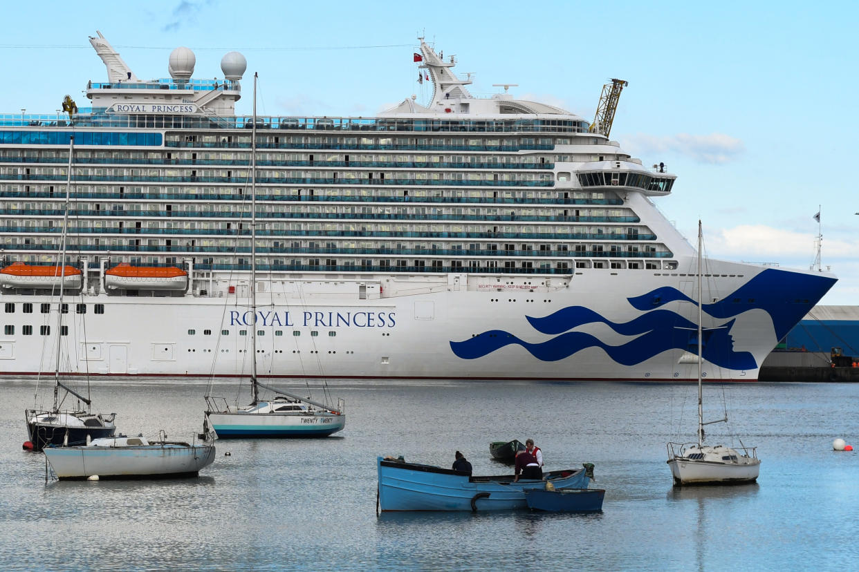 A view of Royal Princess, the flagship of the Princess fleet, on May 5, 2018. (Photo: Artur Widak/NurPhoto)