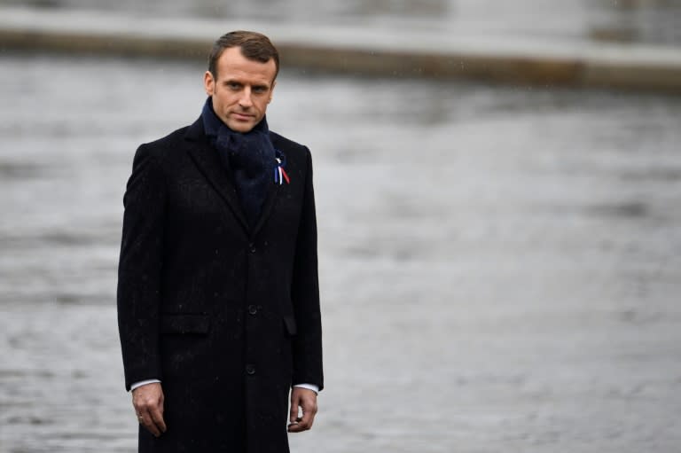 Macron citicised Trump's brand of "America First" nationalism in an Armistice Day address