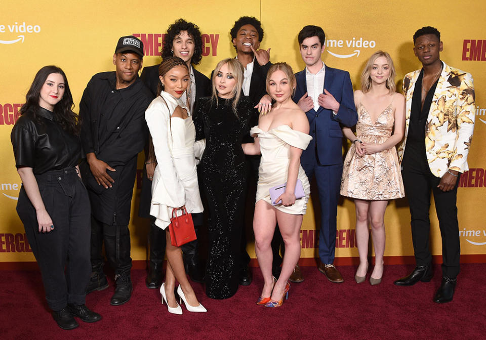 KD Dávila, Carey Williams, Summer Madison, Sebastian Chacon, Sabrina Carpenter, RJ Cyler, Gillian Rabin, Diego Abraham, Maddie Nichols and Donald Elise Watkins - Credit: Gregg DeGuire/FilmMagic