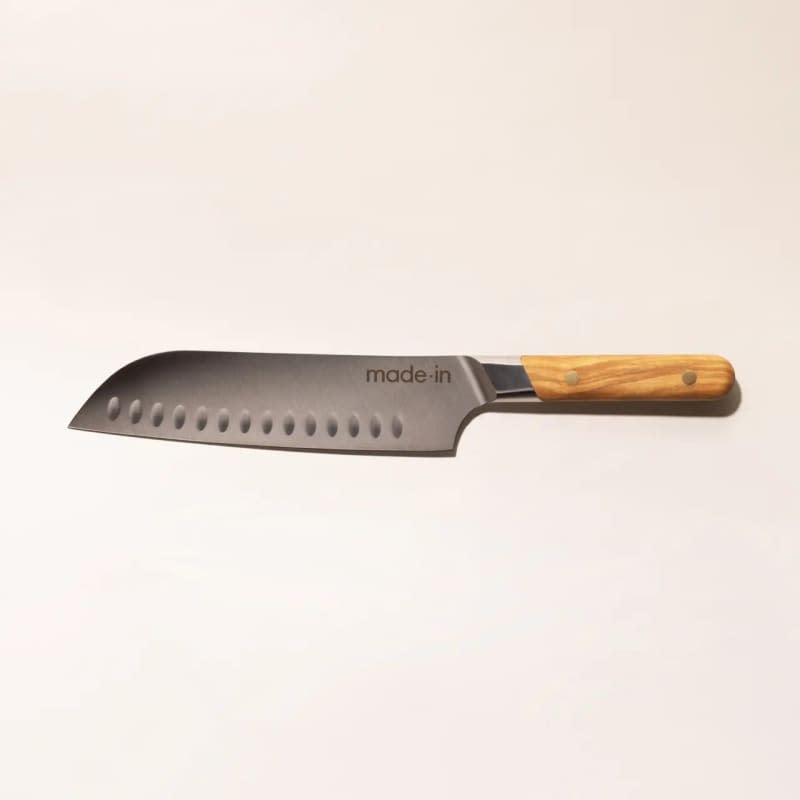 7-Inch Santoku Knife in Olive Wood