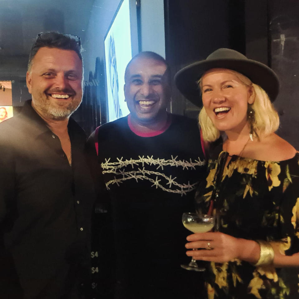 MAFS' Timothy and Lucinda with a fan