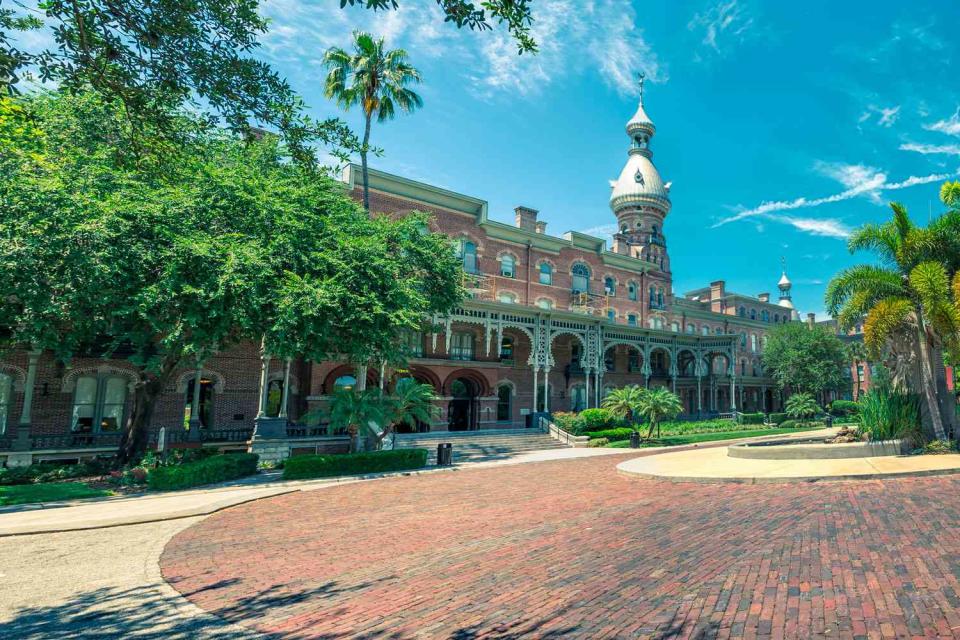 <p>Getty</p> University of Tampa campus in Florida.