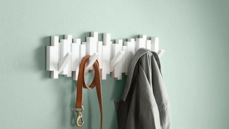 This coat rack is as beautiful as it is functional.