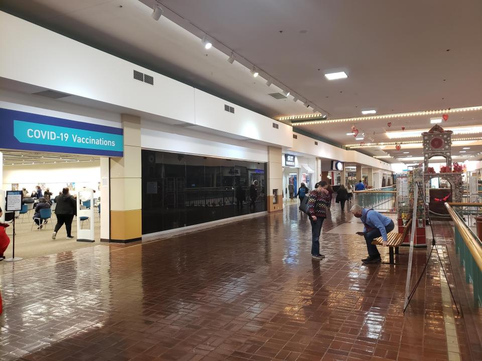 Nicol&aacute;s Esparza said he got his COVID-19 vaccine at a former Woolworth in the Wonderland of the Americas Mall in San Antonio, Texas. (Photo: Nicolás Esparza)