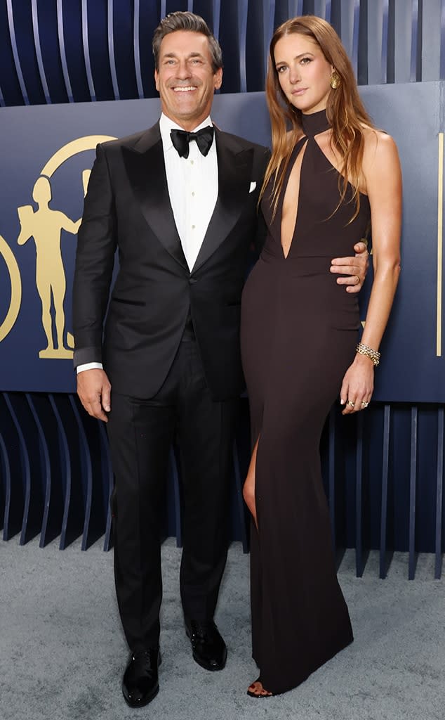 Jon Hamm, Anna Osceola, 2024 SAG Awards, Screen Actors Guild Awards, Couples