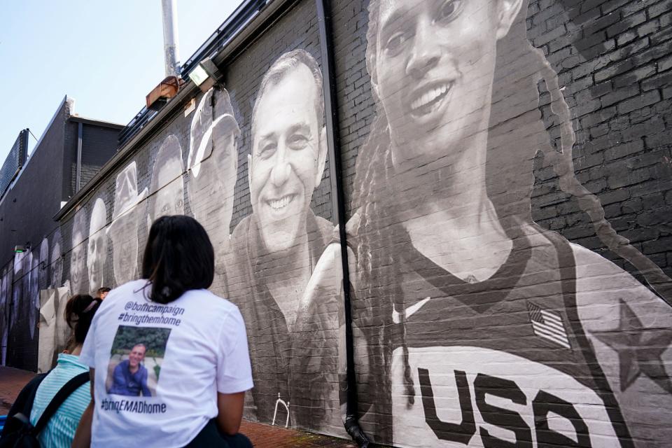 Brittney Griner mural.