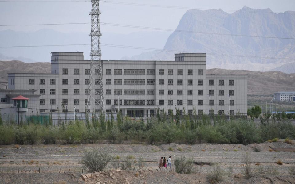 A facility believed to be a re-education camp where mostly Muslim ethnic minorities are detained, in Artux, north of Kashgar in China's western Xinjiang region - AFP
