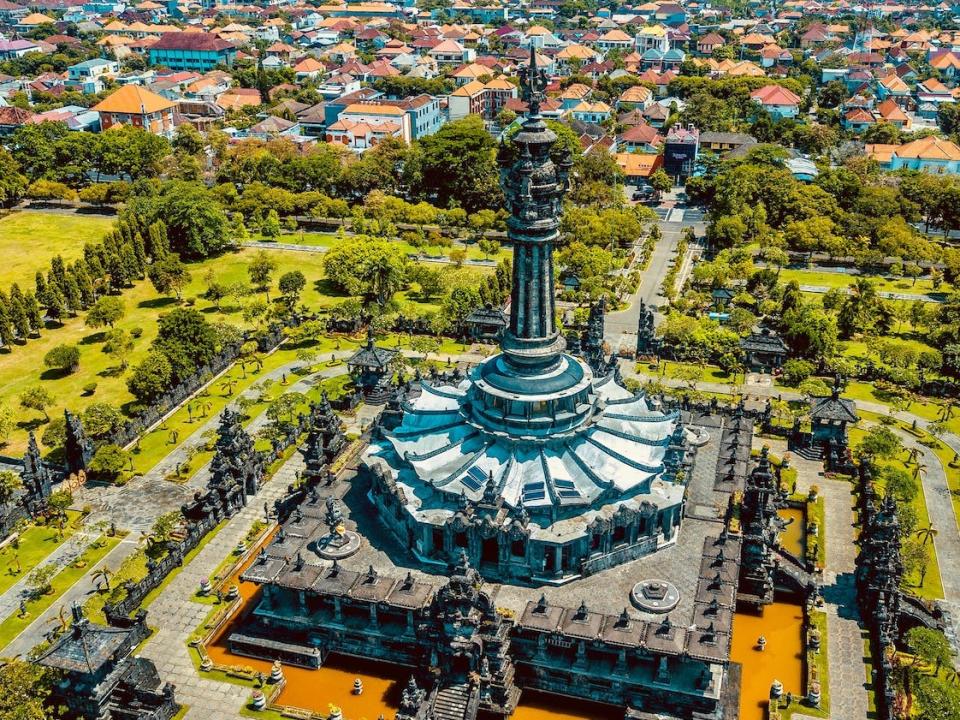 The Bajra Sandhi Monument in Denpasar, Bali.