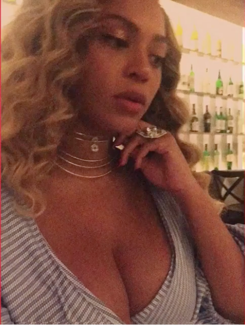 Bey was on a well-deserved date night with Jay Z. Photo: Instagram