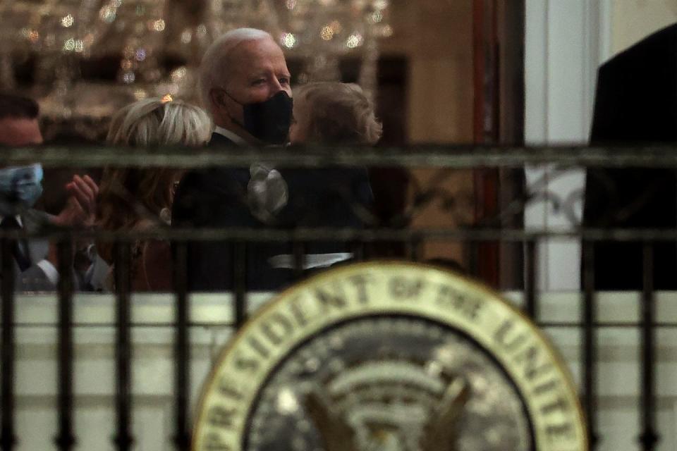 joe biden marks his inauguration with full day of events