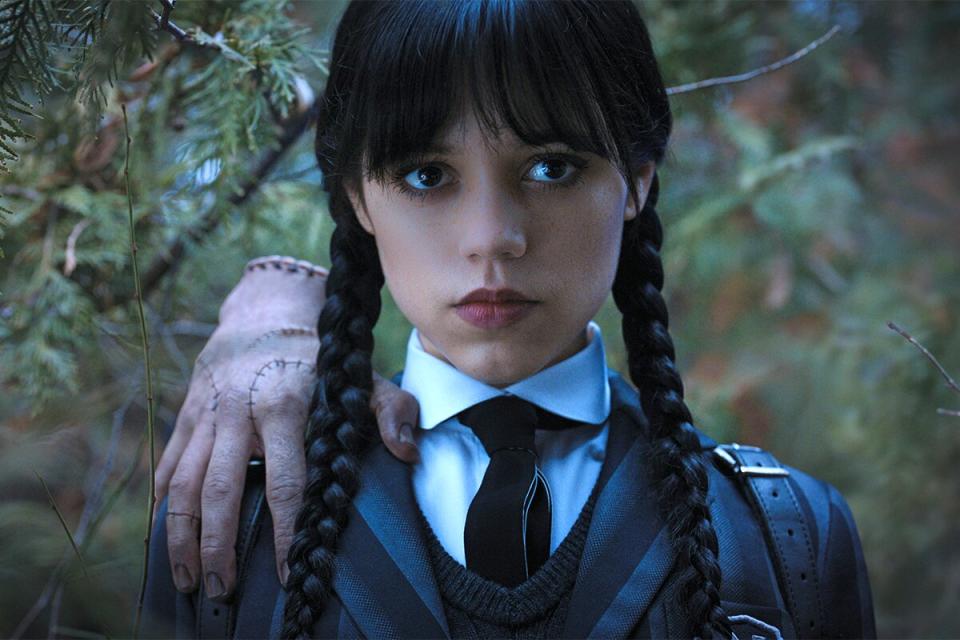 Jenna Ortega as Wednesday Addams