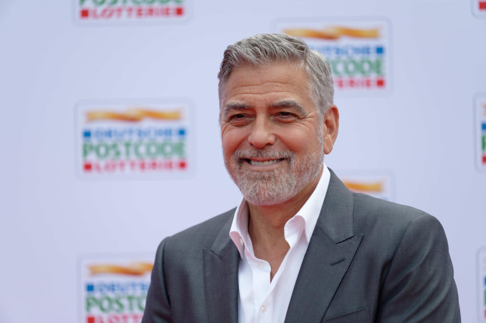 24 May 2023, North Rhine-Westphalia, Duesseldorf: Actor George Clooney comes to the 