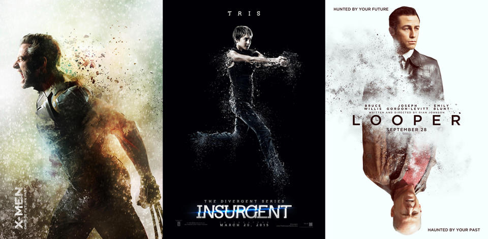 Nothing says excitement like a dissolve - See Days of Future Past, Insurgent, Looper