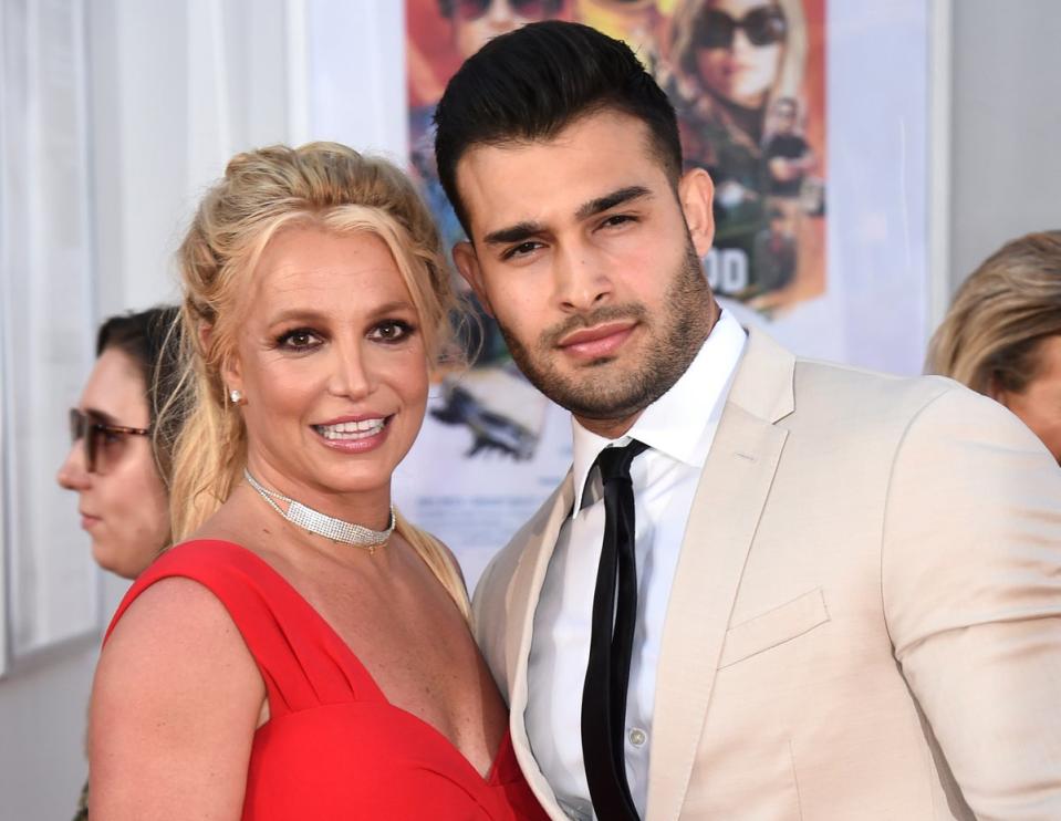 Britney Spears’ husband Sam Asghari recently addressed concern over her social media absence (AP)