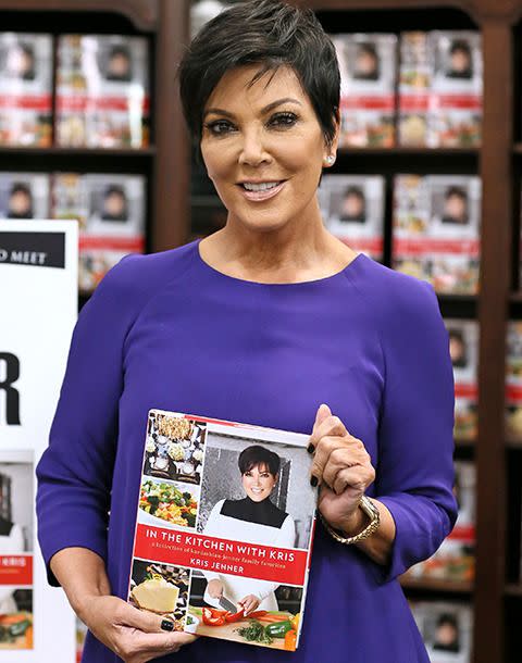 Kris Jenner's new cookbook hasn't had the warmest reception. Photo: Getty.
