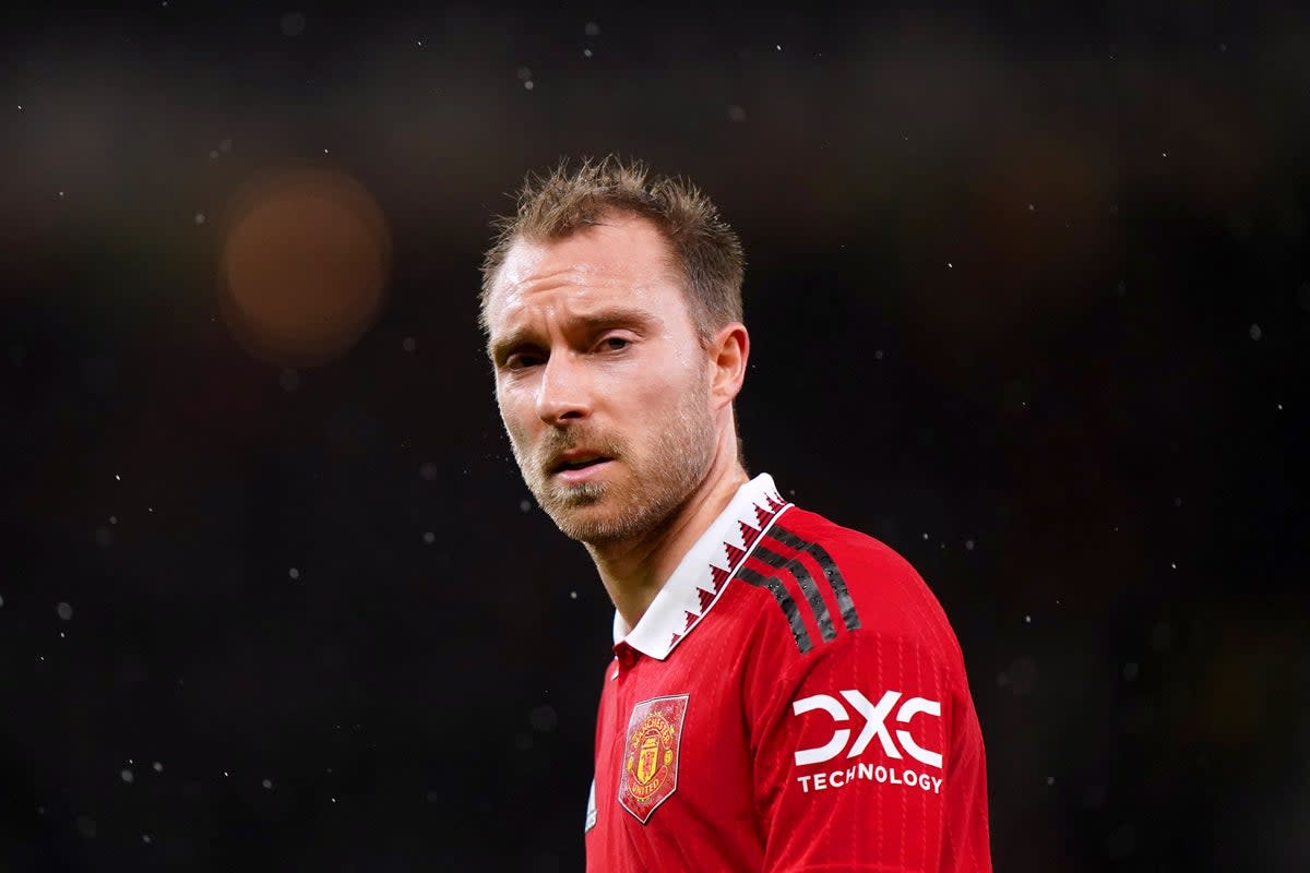 Christian Eriksen is determined to end the season on a high with Manchester United (Tim Goode/PA) (PA Wire)