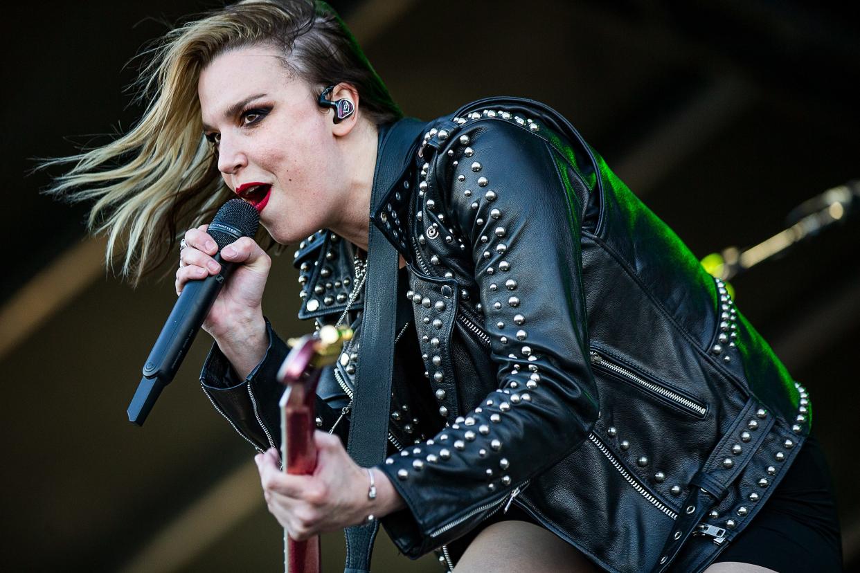 Lzzy Hale of Halestorm rocked the Loudmouth stage at the Louder Than Life music festival on Thursday, Sept. 22, 2022