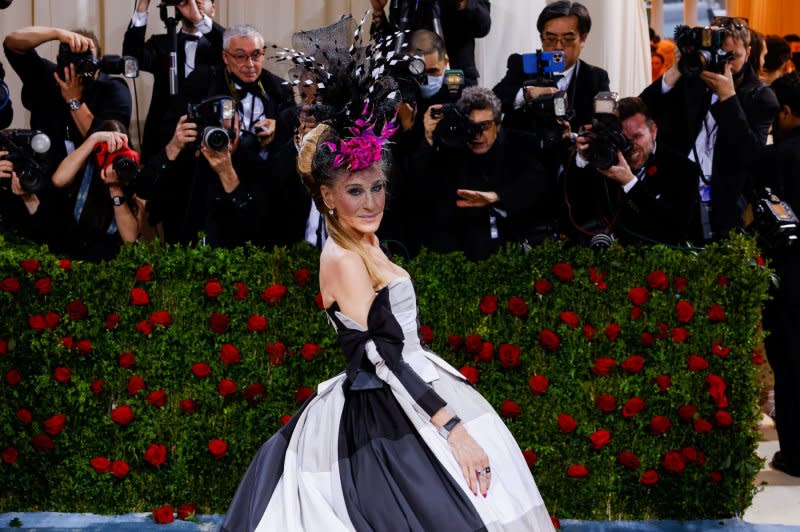 Sarah Jessica Parker plays Carrie Bradshaw on "Sex and the City." File Photo by John Angelillo/UPI