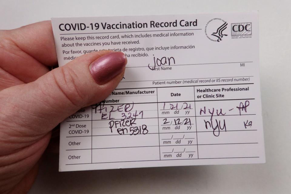 vaccine card