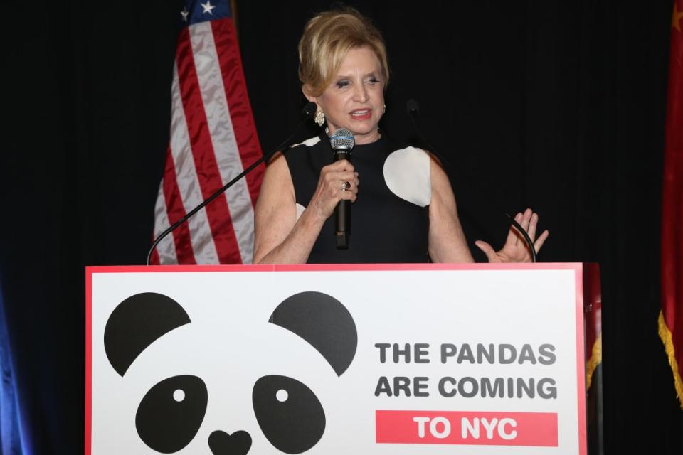 <div class="inline-image__caption"><p>Rep. Carolyn Maloney attends First Annual Black & White Panda Ball at The Waldorf-Astoria Starlight Roof on Feb. 8, 2017, in New York City. </p></div> <div class="inline-image__credit">Sylvain Gaboury/Getty</div>