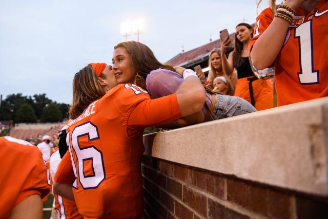 Look: Trevor Lawrence, Marissa Mowry share wedding photos