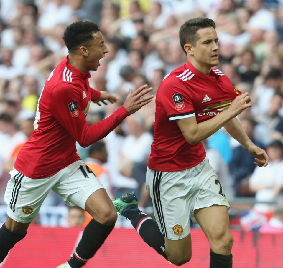 Ander Herrera fired United through to the FA Cup Final
