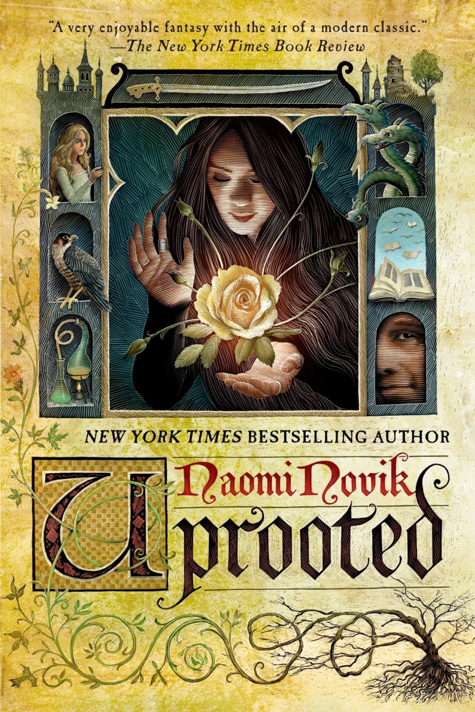 Uprooted book fantasy book cover