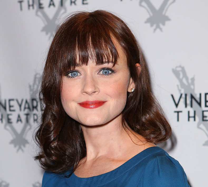 We can’t get over how Gilmore Girl Alexis Bledel looks on her first red carpet