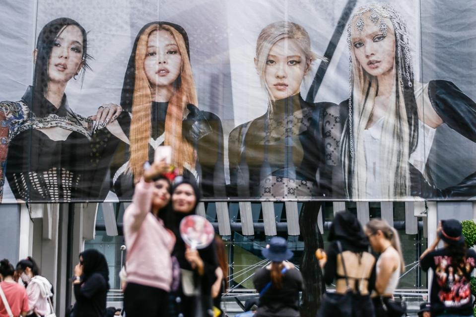 Fans of popular girls group Blackpink at the Stadium grounds to watch Blackpink's concert at the Bukit Jalil Stadium March 4, 2023. — Picture by Hari Anggara