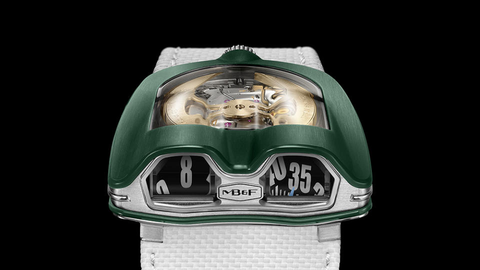 The MB&F HM8 Mark 2's speedometer-style dial