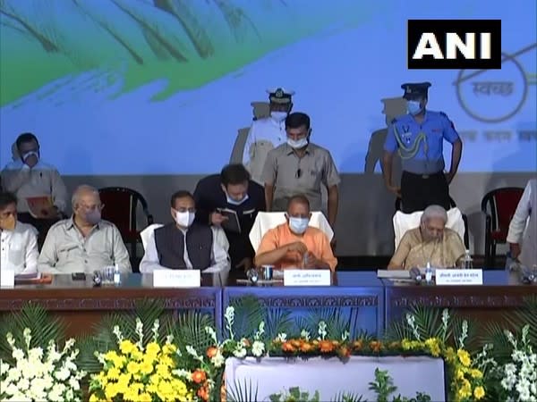 Uttar Pradesh Yogi Adityanath in Lucknow on Saturday. (Photo/ANI)