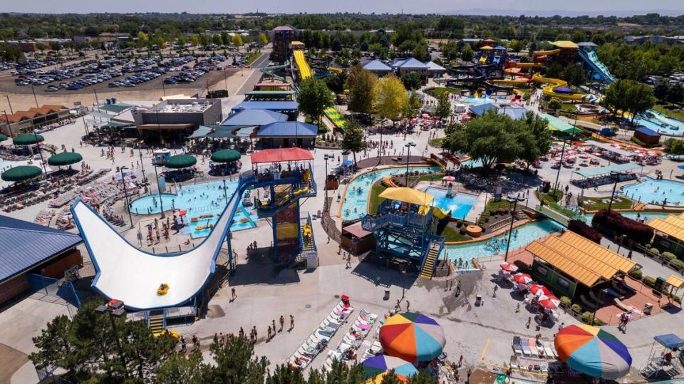 Roaring Springs is the largest water park in the Northwest.