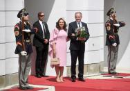 Slovakia's President Zuzana Caputova takes office in Bratislava