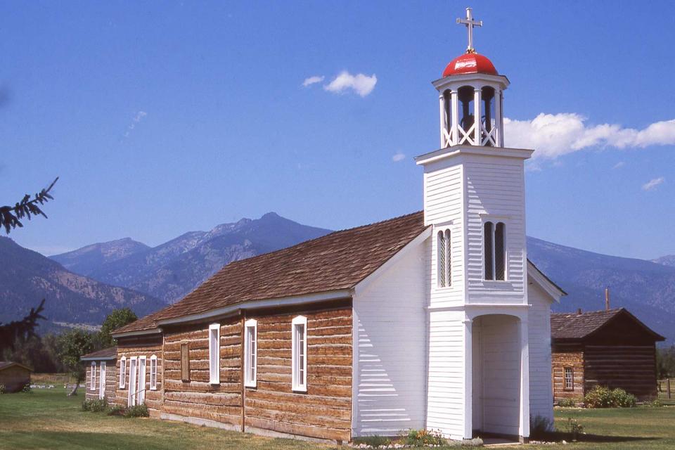 St Mary Mission in the Bitteroot Valley, Stevensville, Montana