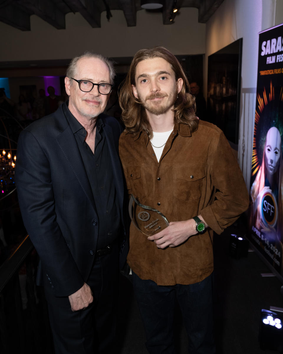 Steve Buscemi and Austin Abrams