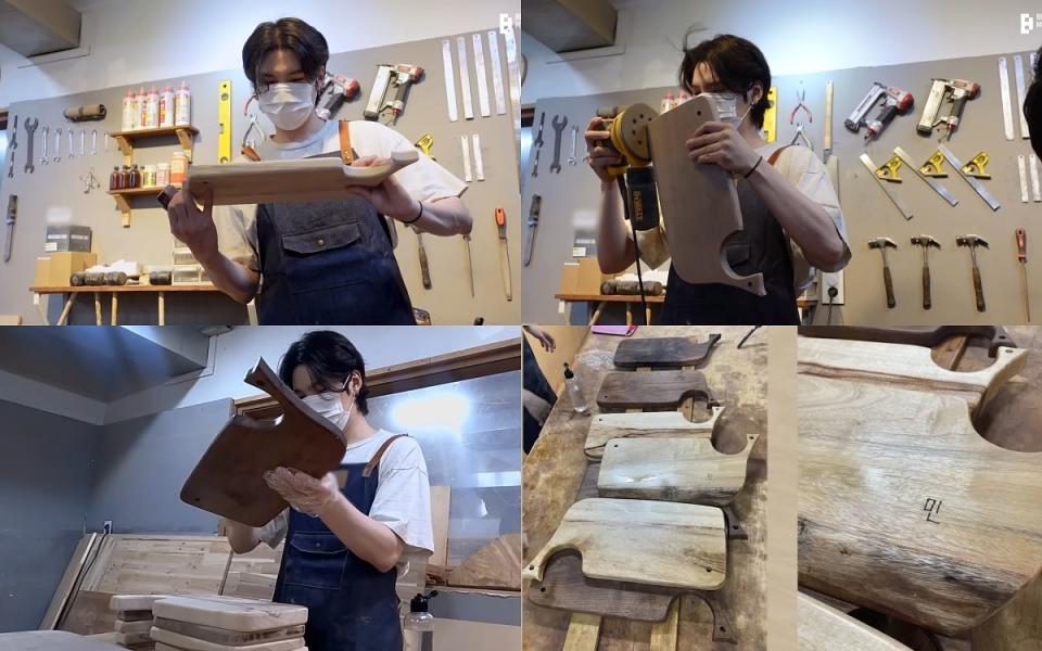 這間「The Hash」木工坊位於韓國首爾的龍山區域 圖片來源:YT@BTS