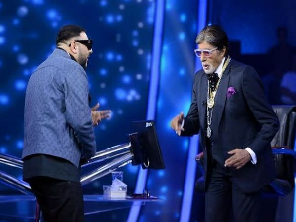 Amitabh Bachchan and Badshah (Image source: Instagram)