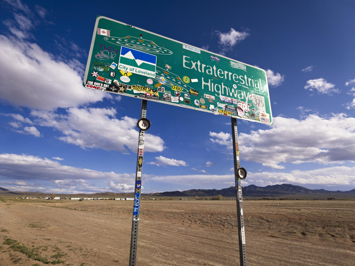 This fall, thousands of people will visit small towns in Nevada for alien festivals. One county is preparing for the worst. (Photo: Getty Images)