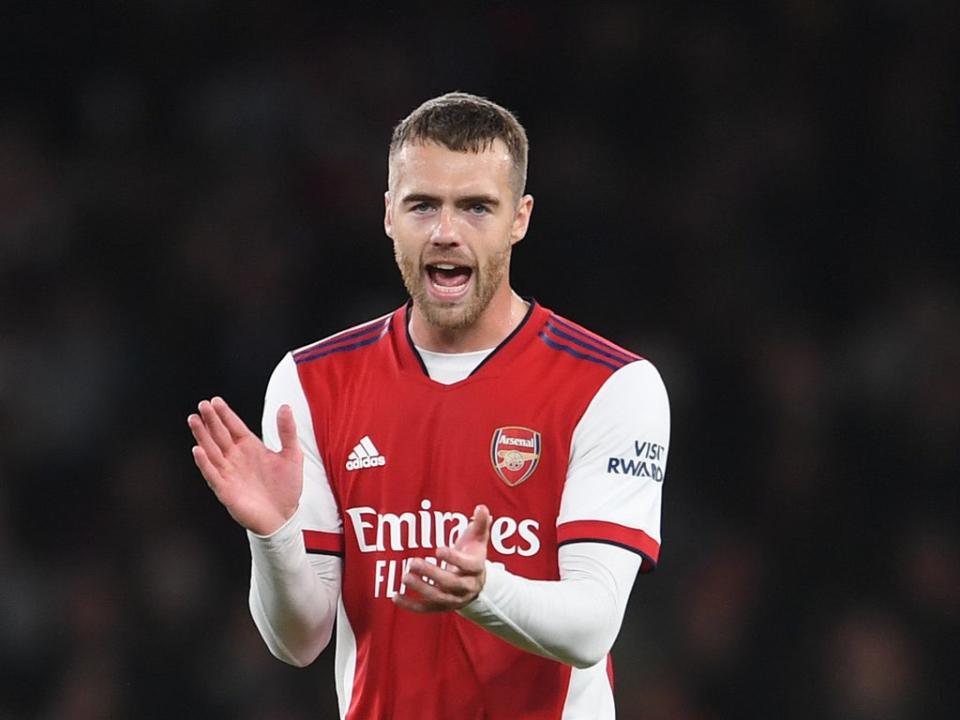 Arsenal defender Calum Chambers (Arsenal FC via Getty Images)