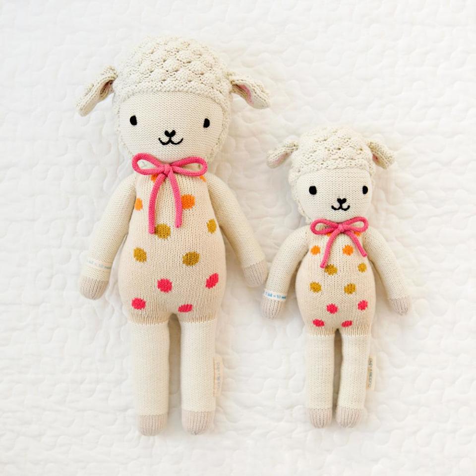 Lucy the lamb. Available in two sizes. 