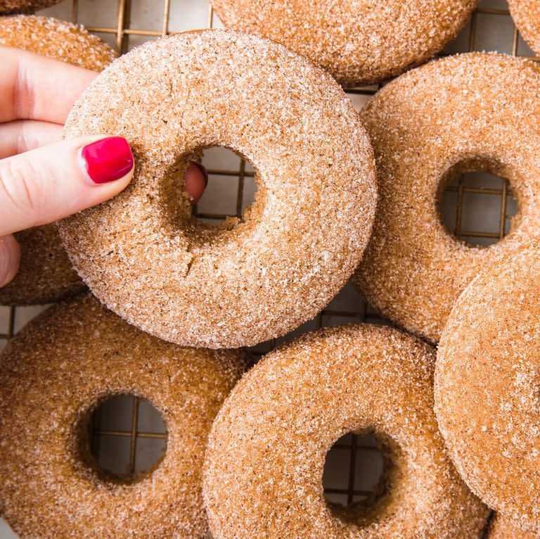 Cinnamon Sugar Vegan Donuts