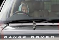 <p>The queen proves that she's not too important to drive herself, as she peers above the steering wheel during the Windsor Horse Show. But, dare we suggest raising the seat a bit?</p>