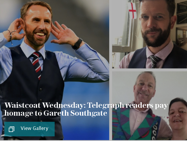 Waistcoat Wednesday: Telegraph readers pay homage to Gareth Southgate