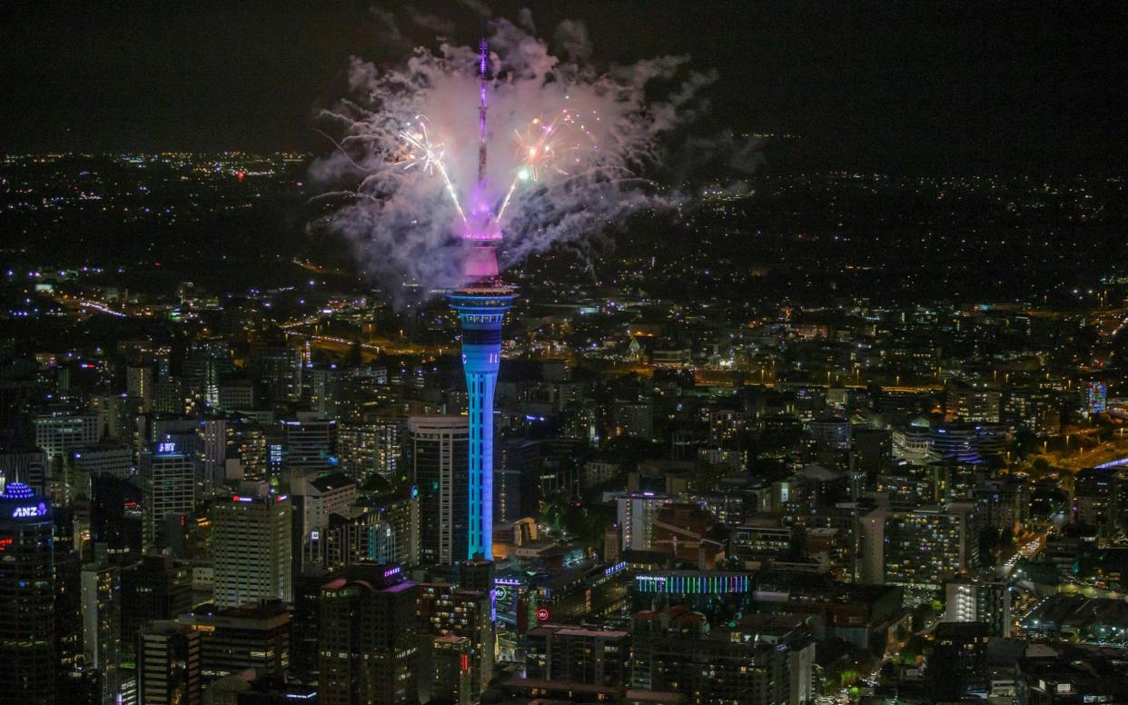 Fireworks from the SkyTower during Auckland New Year's Eve celebrations - Dave Rowland /Getty Images AsiaPac 