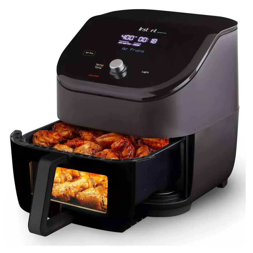 Target Instant Pot 6qt Vortex Plus ClearCook Black Air Fryer