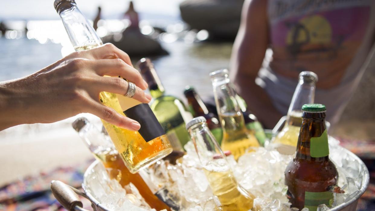 bucket of drinks