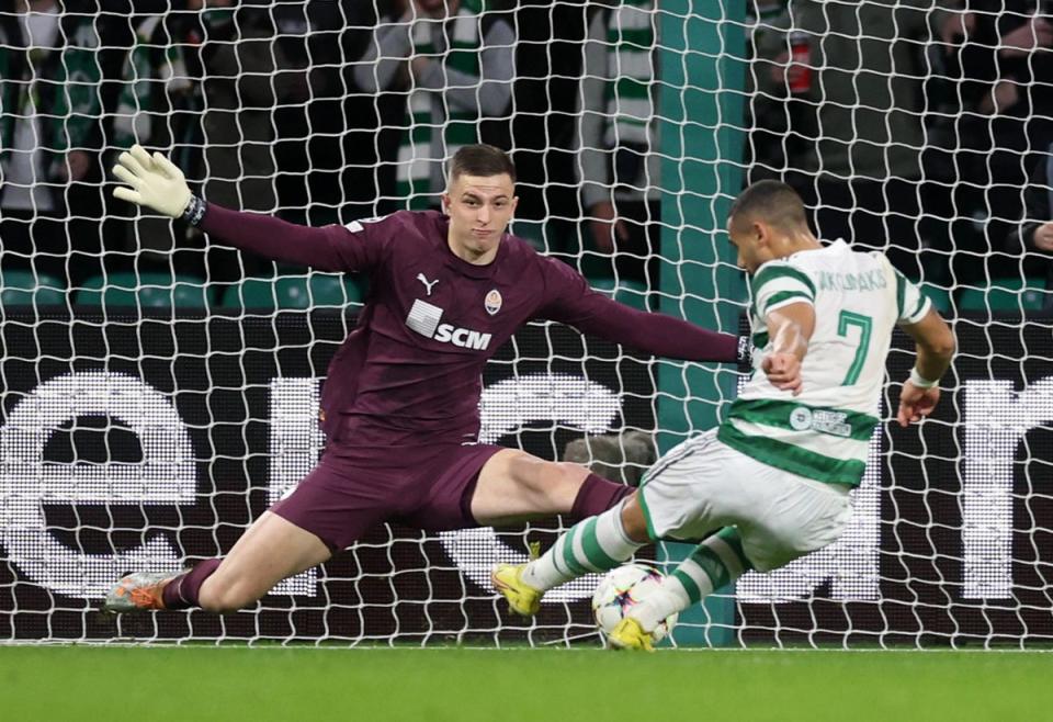 Giakoumakis turned the ball home from close range (Action Images via Reuters)